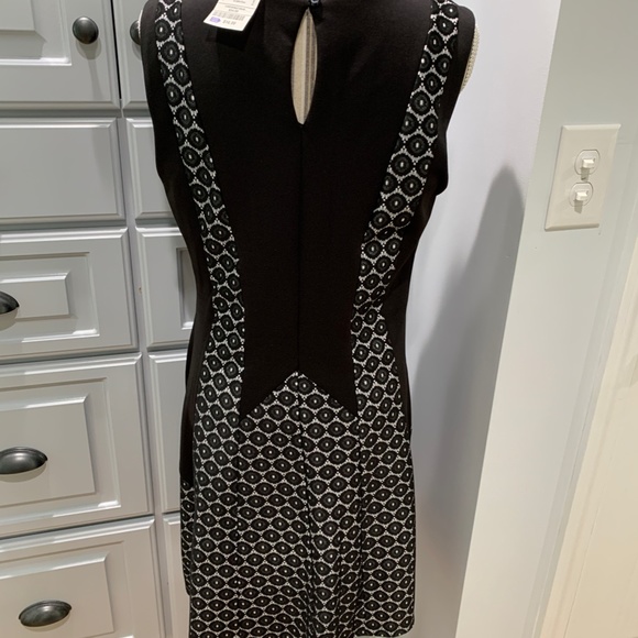 Enfocus Studio Black and White Fit and Flare Dress, Size 14, NWT - Picture 4 of 6